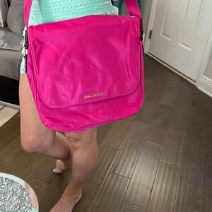 Large Michael Kors Nylon Messenger Bag